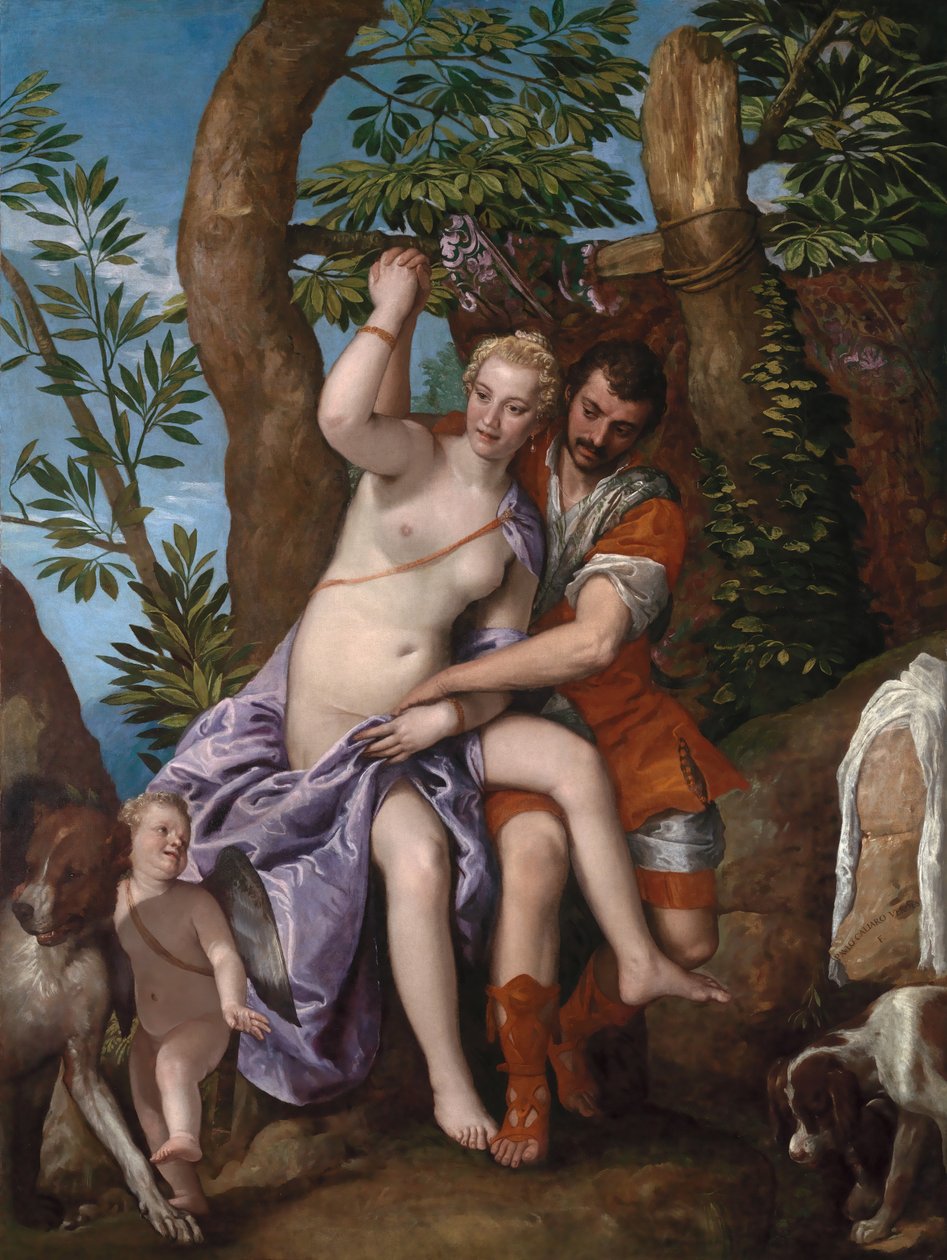Venus y Adonis de Veronese