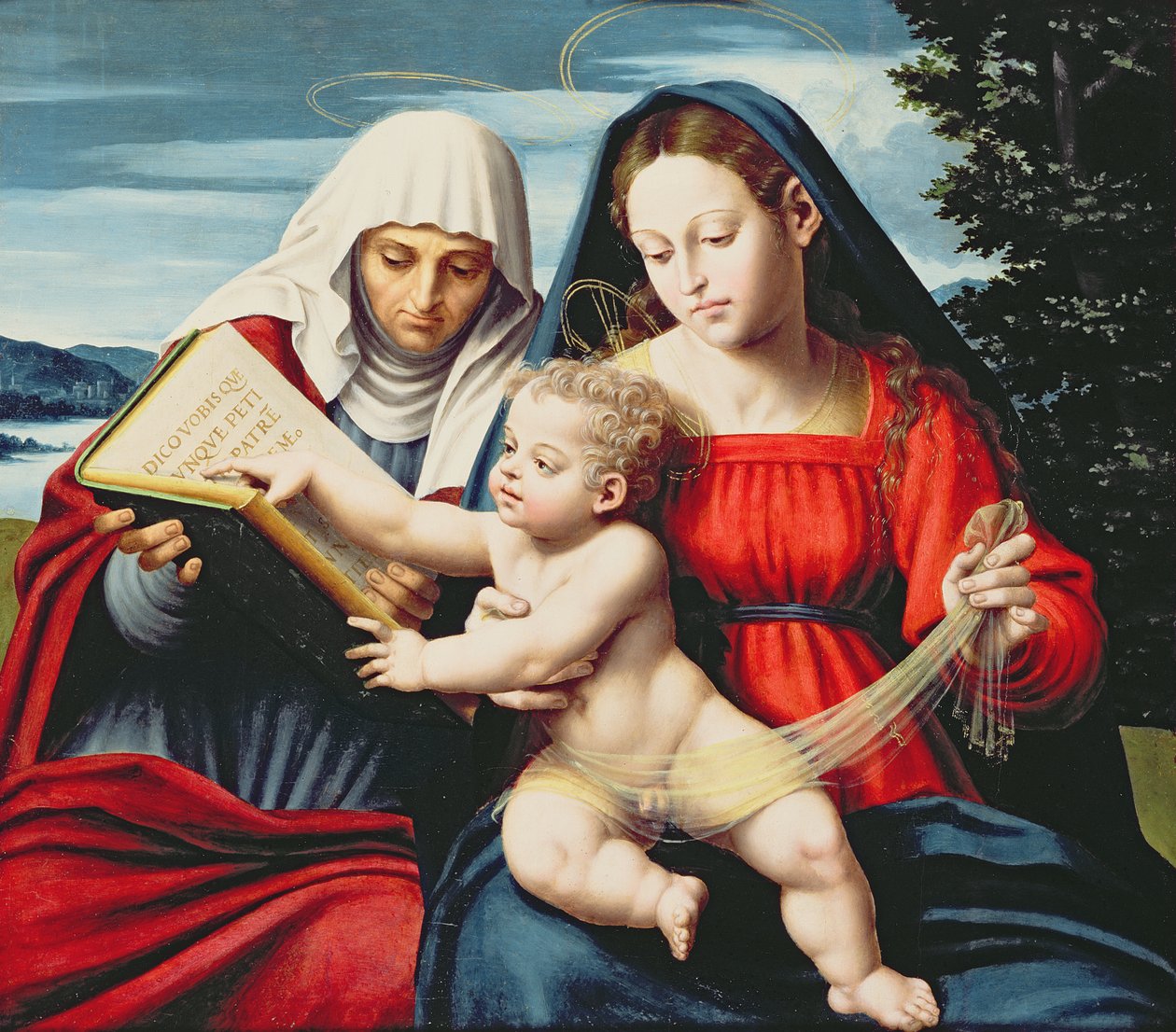 Virgen y Niño con Santa Ana de Vicente Juan Macip