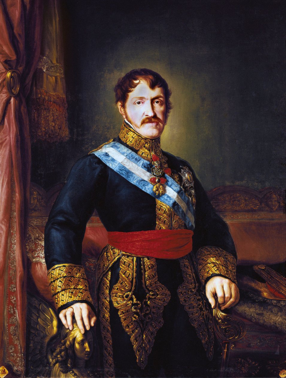 Retrato de Don Carlos María Isidro de Borbón (1788-1855), Conde de Molina e Infante de España, c. 1833 de Vicente Lopez y Portana