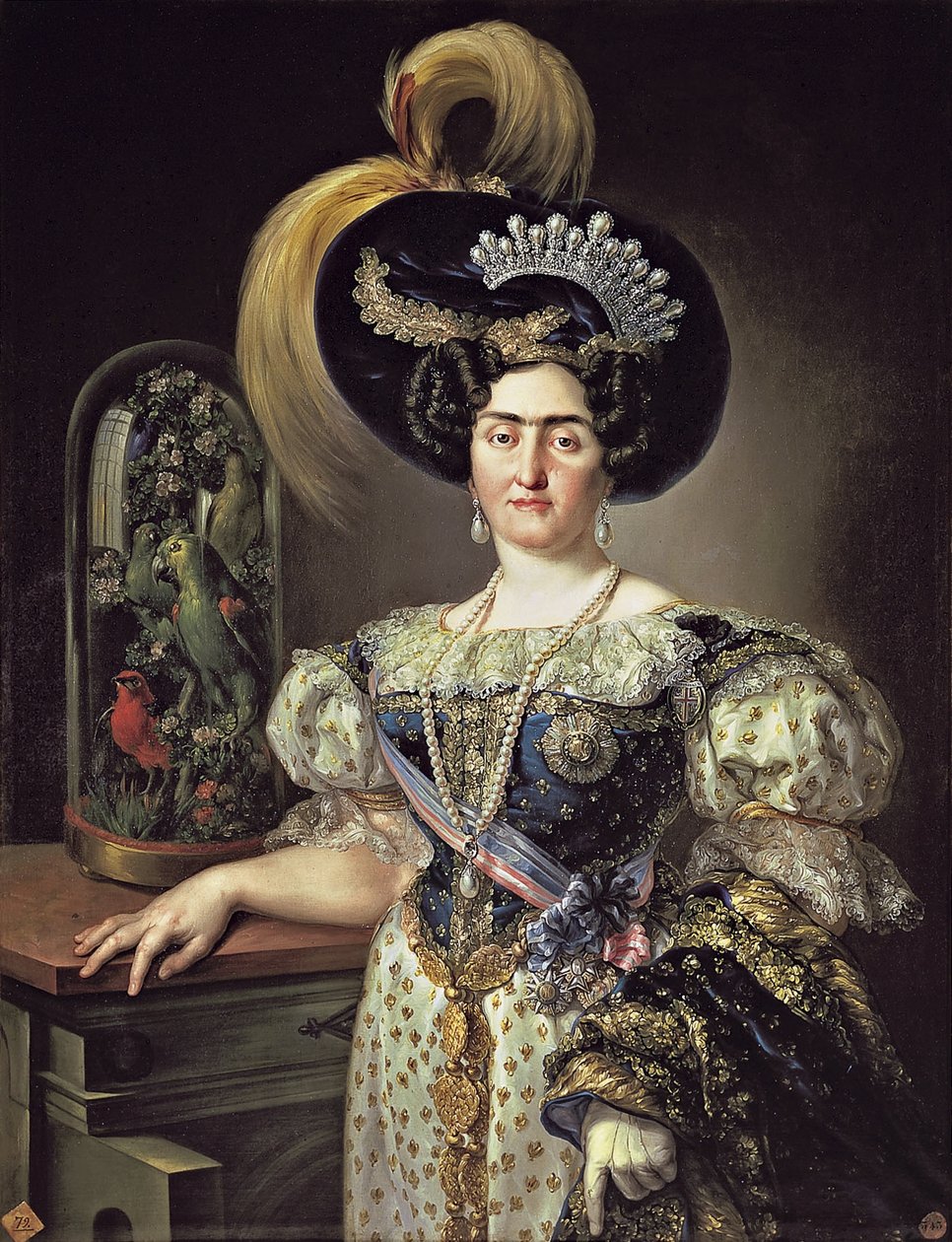 Retrato de Dª. María Francisca de Braganza y Borbón de Vicente López Portaña