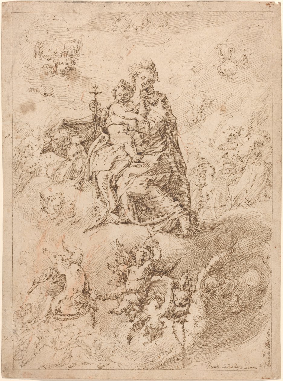 La Madonna del Rosario de Vicente Salvador Gómez