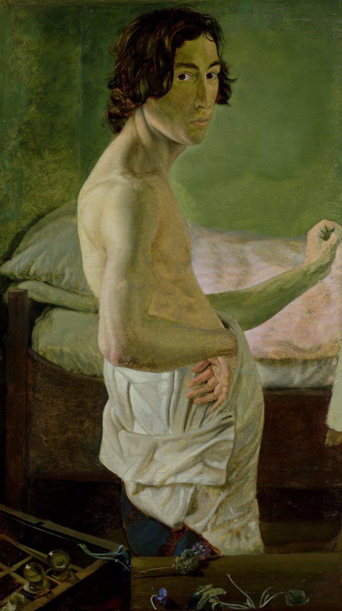 Autorretrato frente al caballete, c.1828 de Victor Emil Janssen