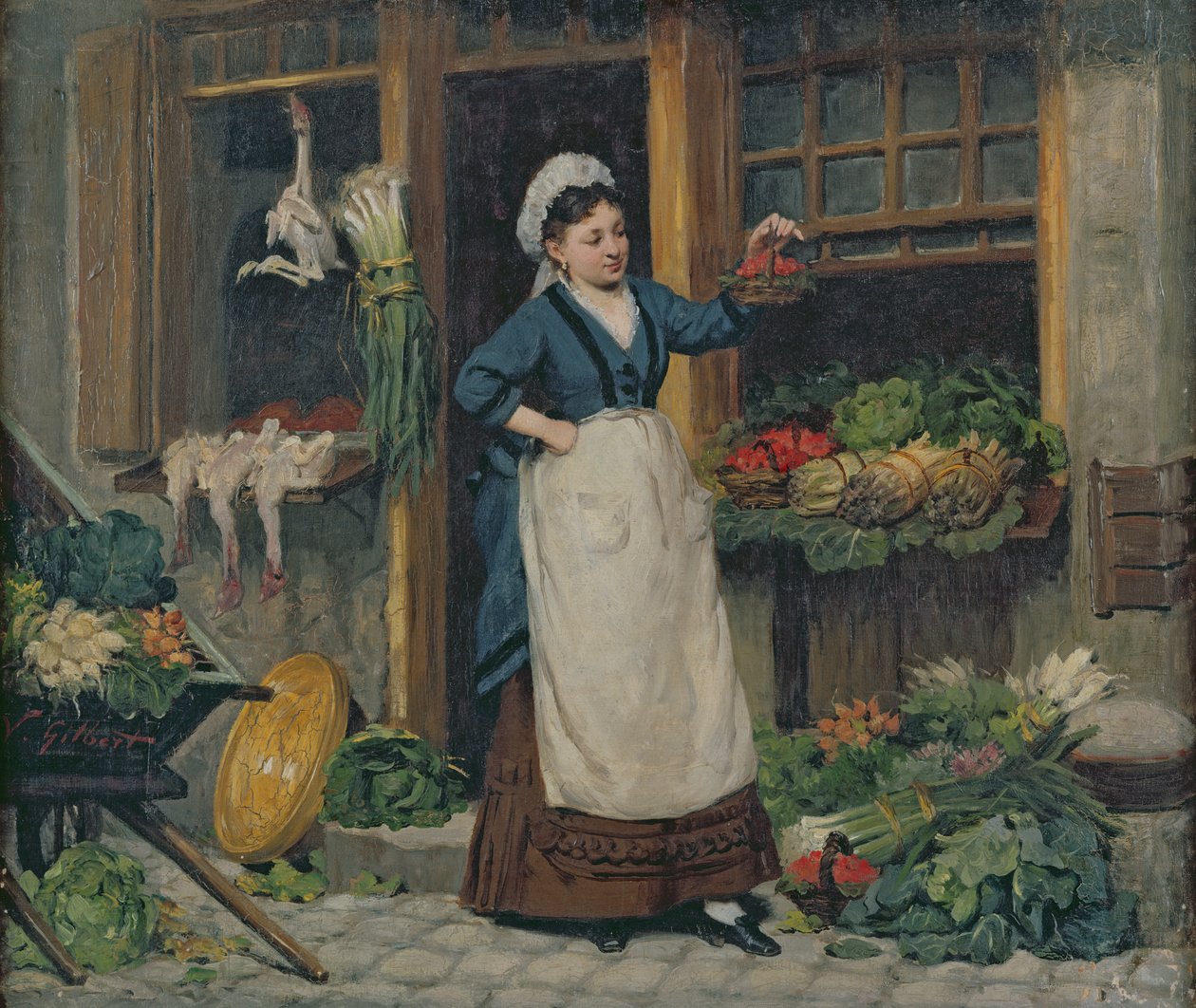 El Vendedor de Frutas de Victor Gabriel Gilbert