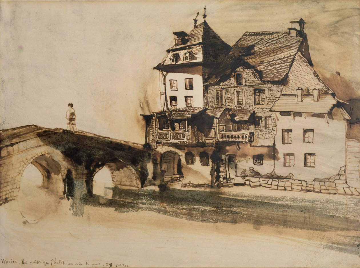 La casa donde vivo junto al puente en Vianden, 28 de julio de 1871 de Victor Hugo