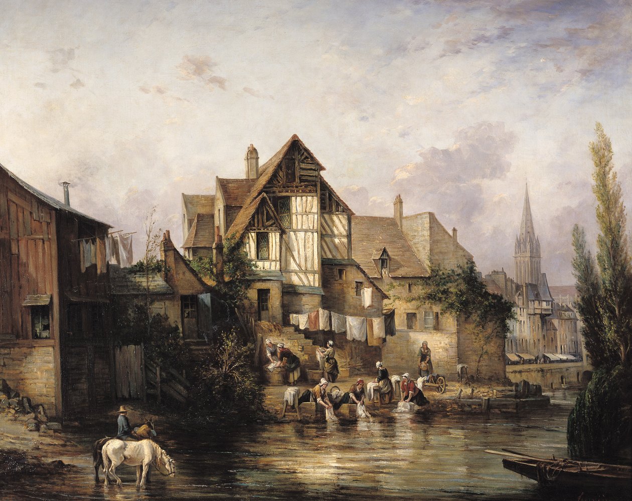 La Casa de Lavado de Petits Murs de Victor Theophile Tesniere