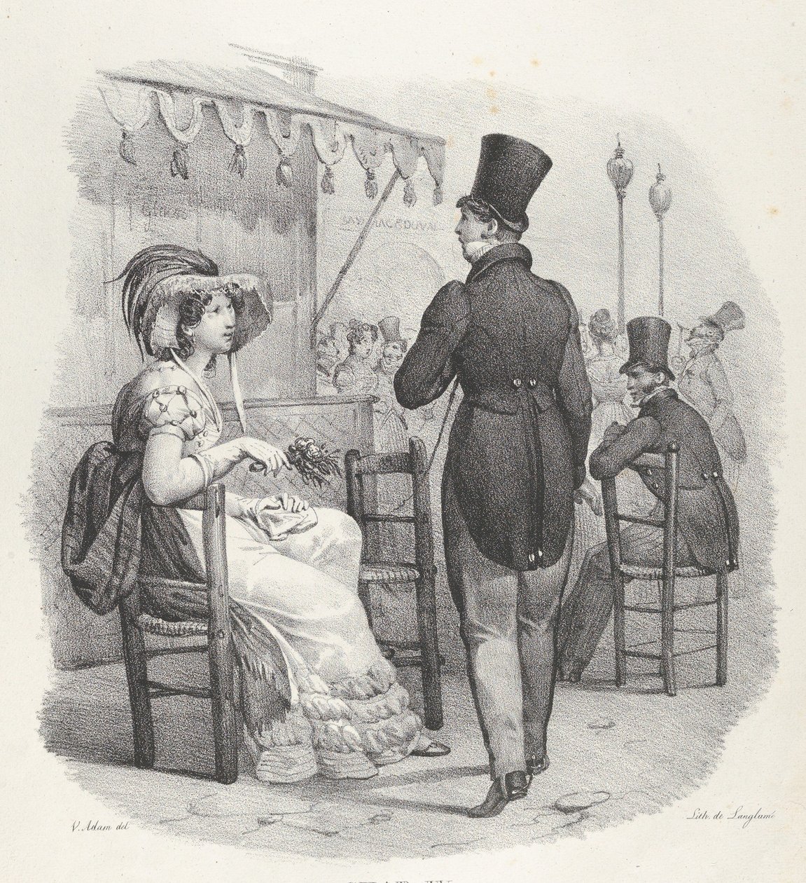 Cap. IV: ¡Ella me mira! ¡Dios, qué felicidad!, 1824 de Victor Adam