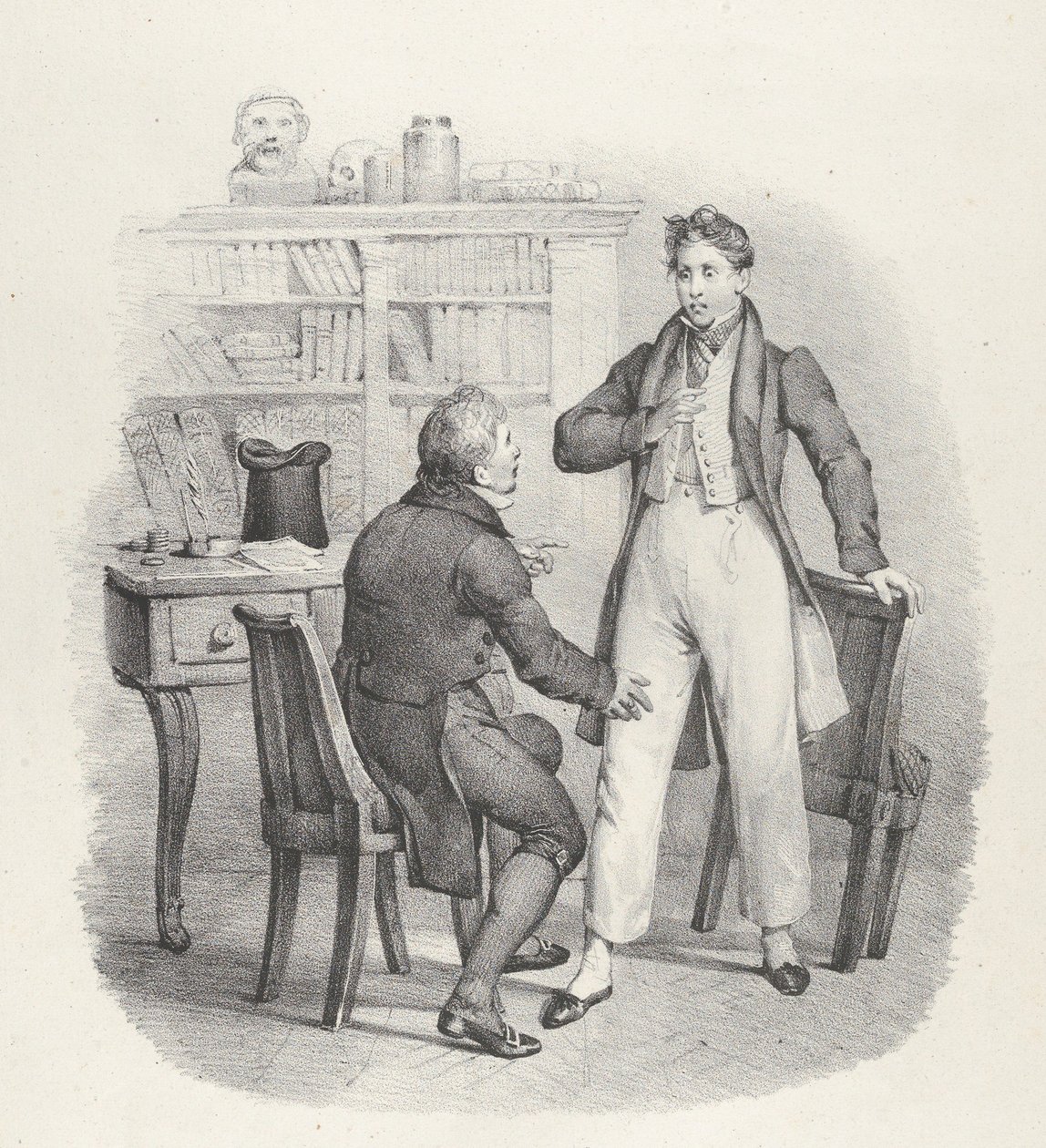 Cap. VIII: ¡Comentario Doctor! ¿Qué, Doctor?, 1824 de Victor Adam
