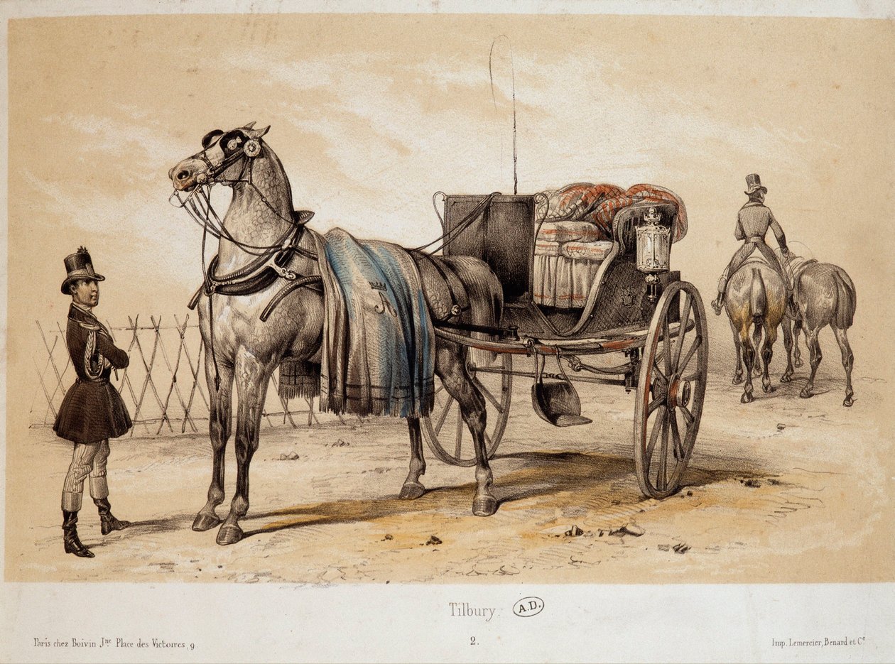 Tilbury - Litografía de Adam, ca. 1840 de Victor Adam
