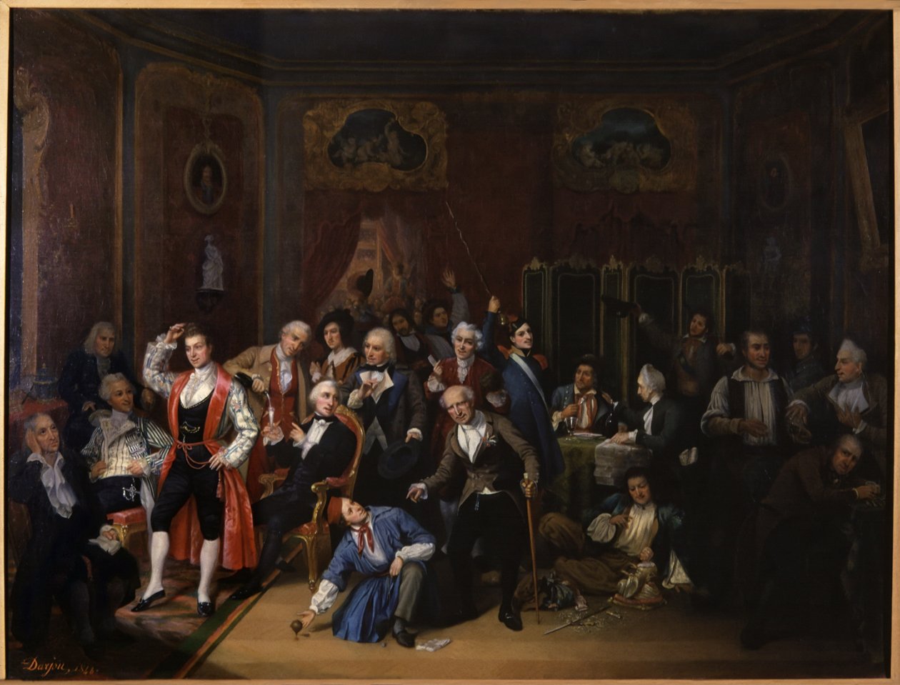 Hugues Bouffe en la sala del Teatro de las Variedades de Victor Darjou