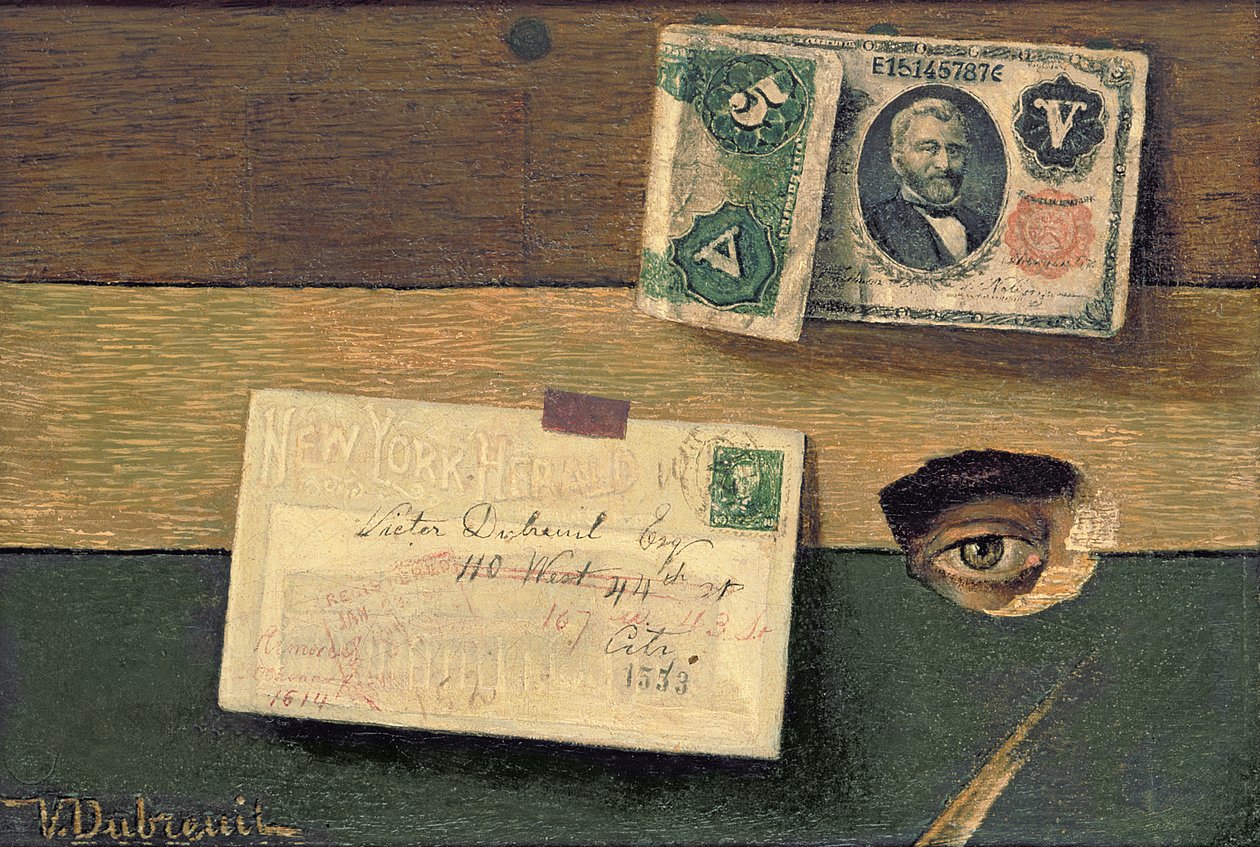 El ojo del artista, c.1898 (óleo sobre lienzo) de Victor Dubreuil