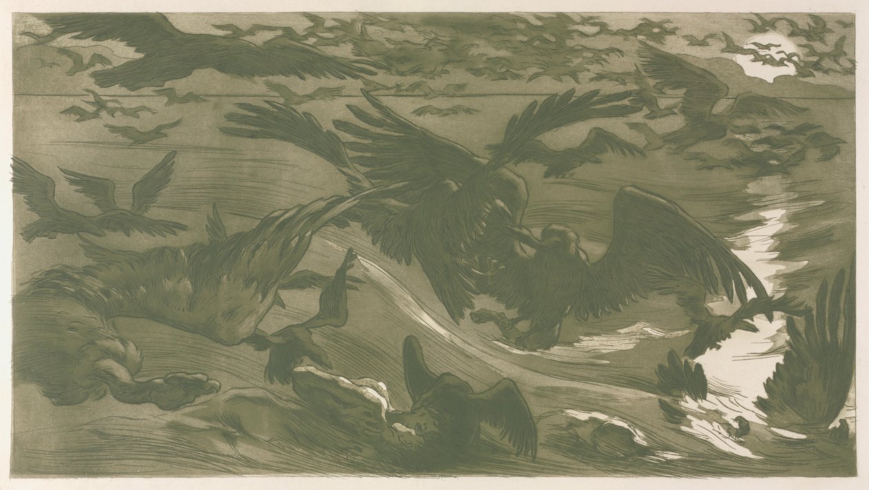 Aves de presa, 1893 de Victor Emile Prouve