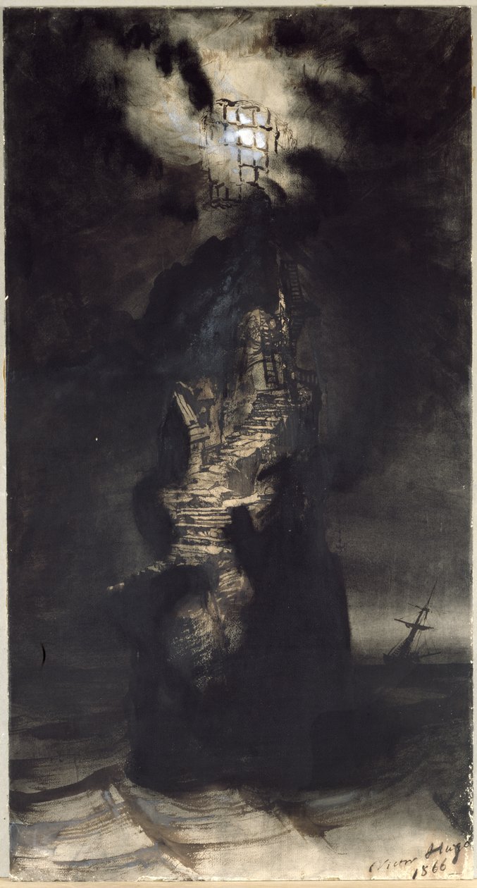 Faro de Casquets, 1866 de Victor Hugo