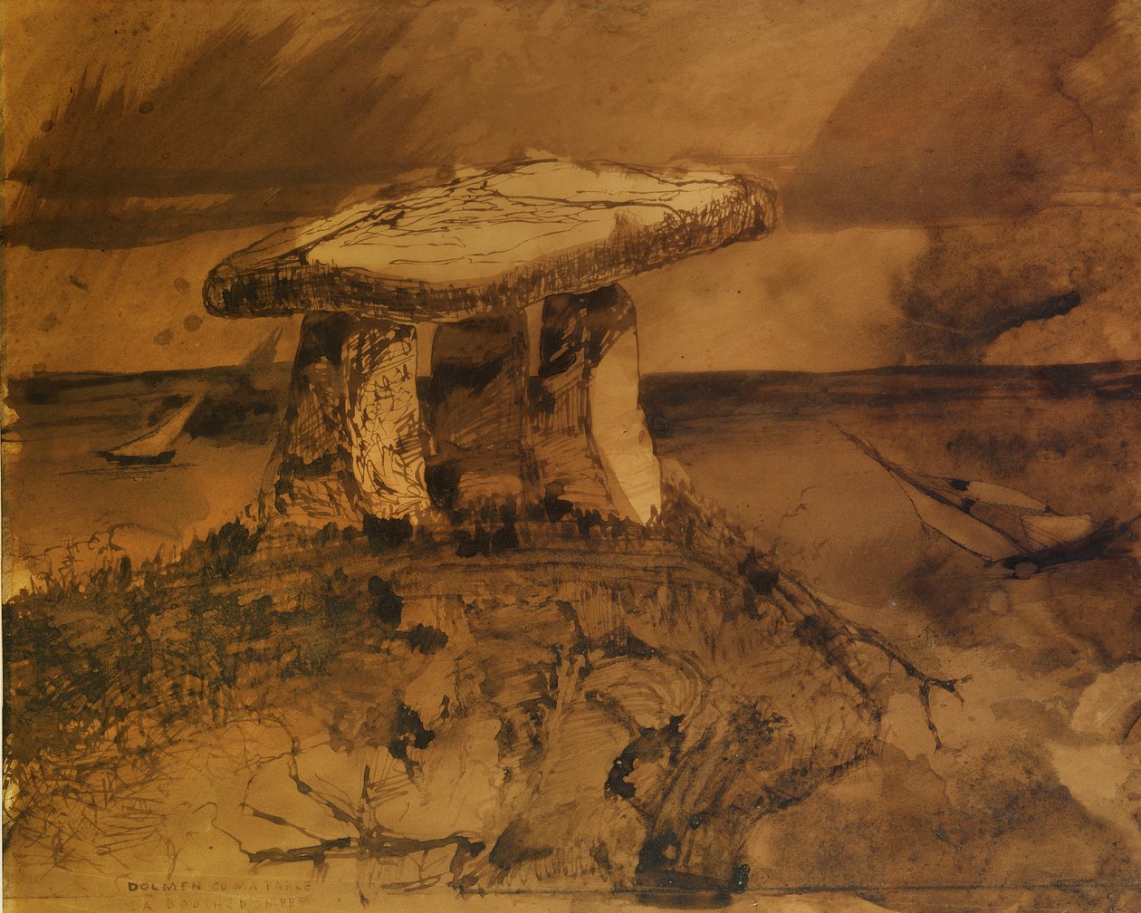 Dolmen donde me habló la boca de sombra de Victor Hugo