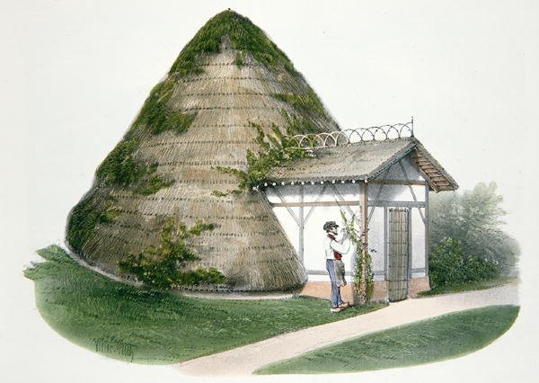 La casa de hielo en Courbeton, ilustración de 