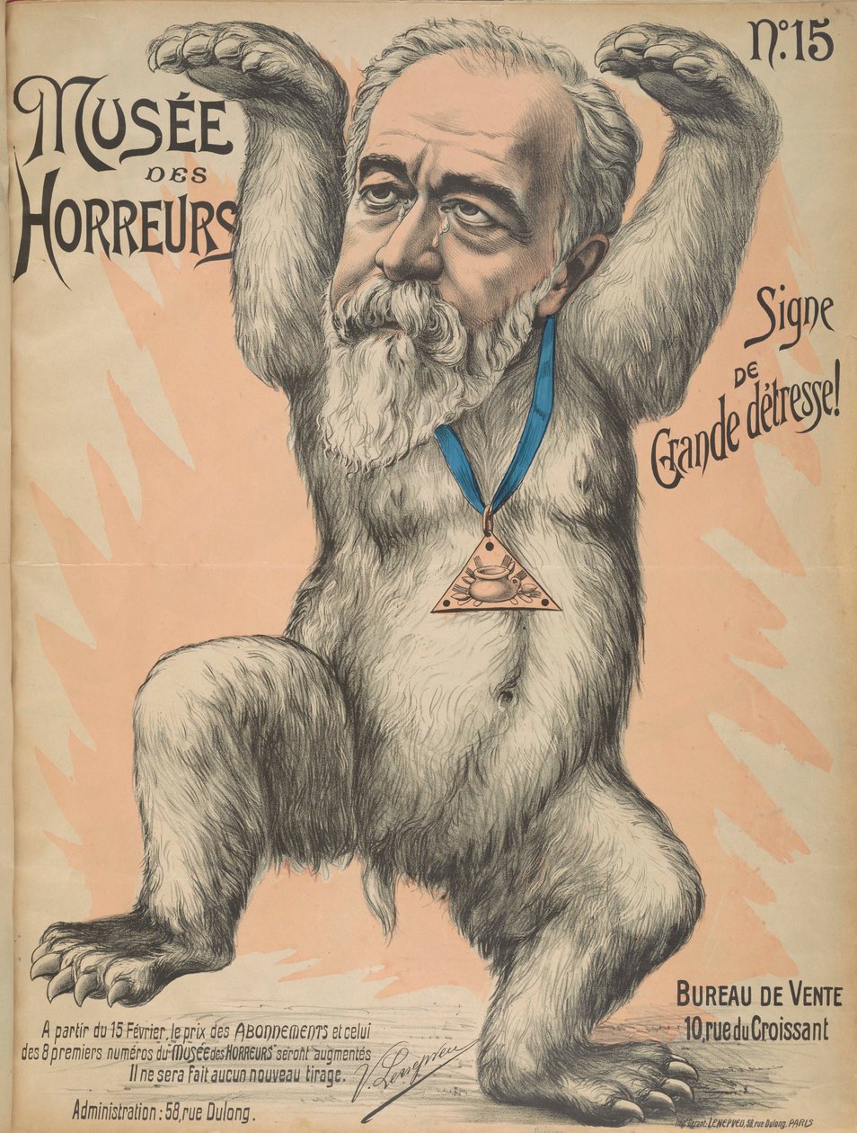 Musée des Horreurs Galería de Horrores: Henri Brisson, 1899 de Victor Lenepveu