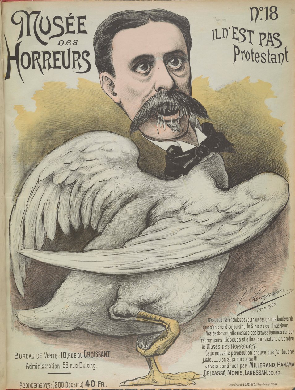 Galería de Horrores: Ludovic Trarieux de Victor Lenepveu