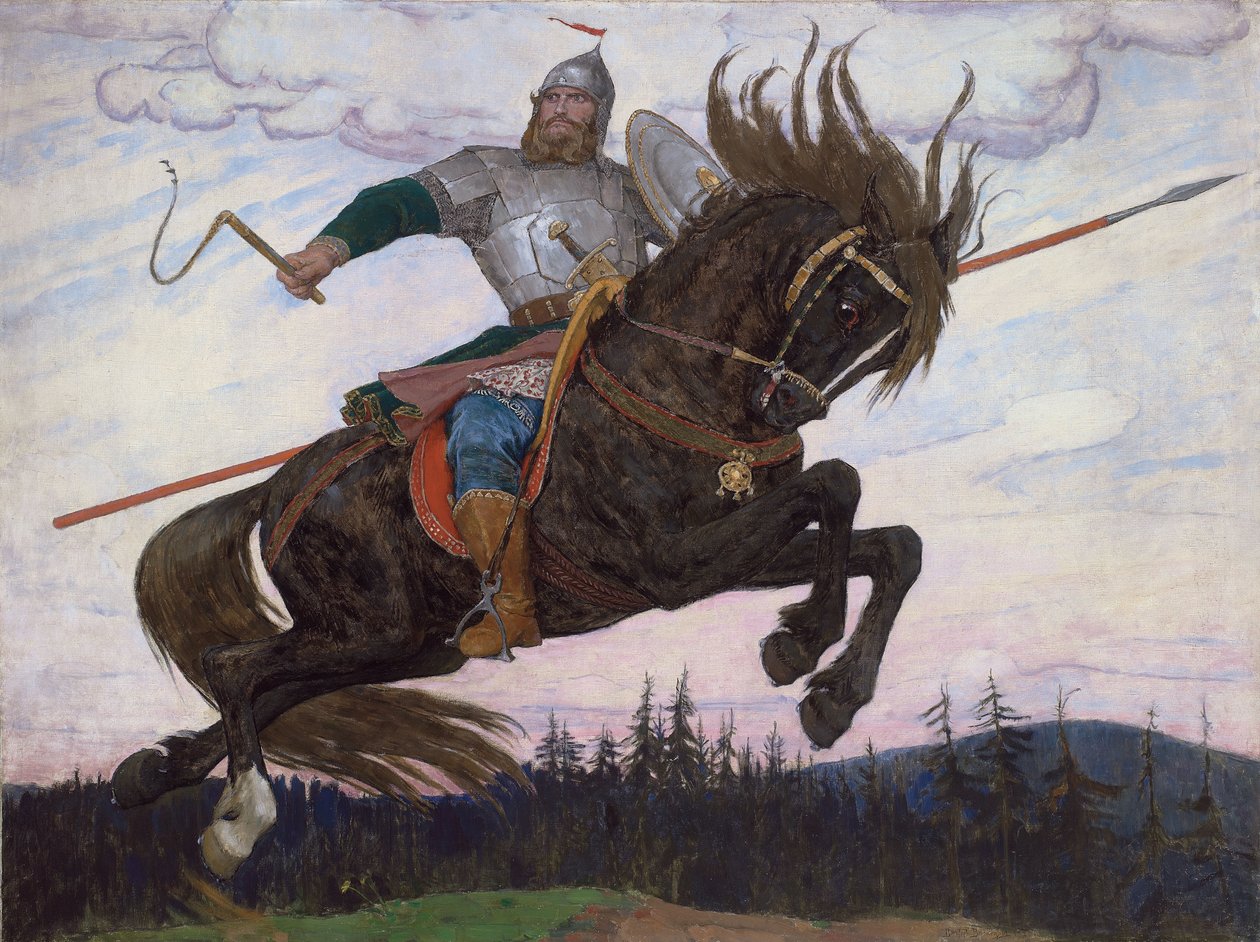 Un bogatyr, 1920 de Victor Mikhailovich Vasnetsov