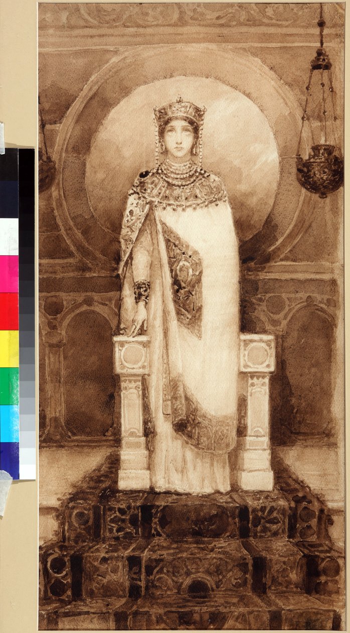 Santa Elena (emperatriz romana, madre de Constantino I) de Victor Mikhailovich Vasnetsov