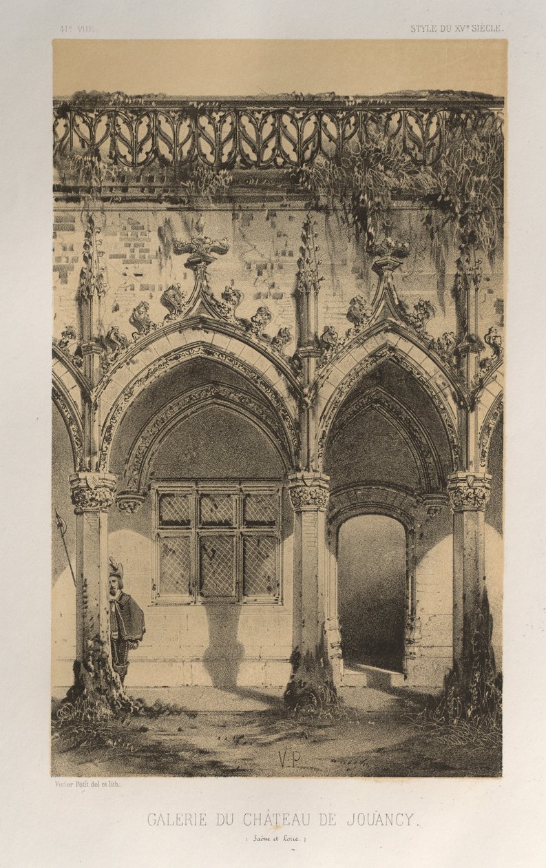 Pl. 41, Galerie Du Château De Jouancy Saone et Loire, 1860 de Victor Petit