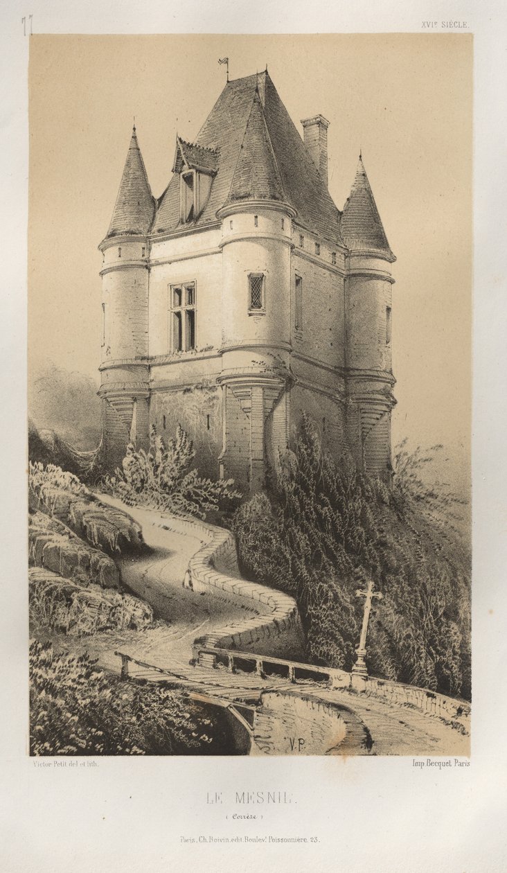 ...Pl. 77, Le Mesnil Corrèze, 1860 de Victor Petit