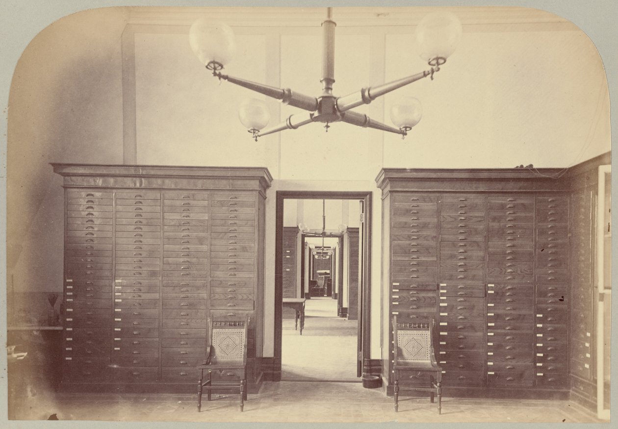 Pl. VII. Historia Ática: Salas de Trabajo de Victor Prevost, Gaston L. Feuardent and Co., New York