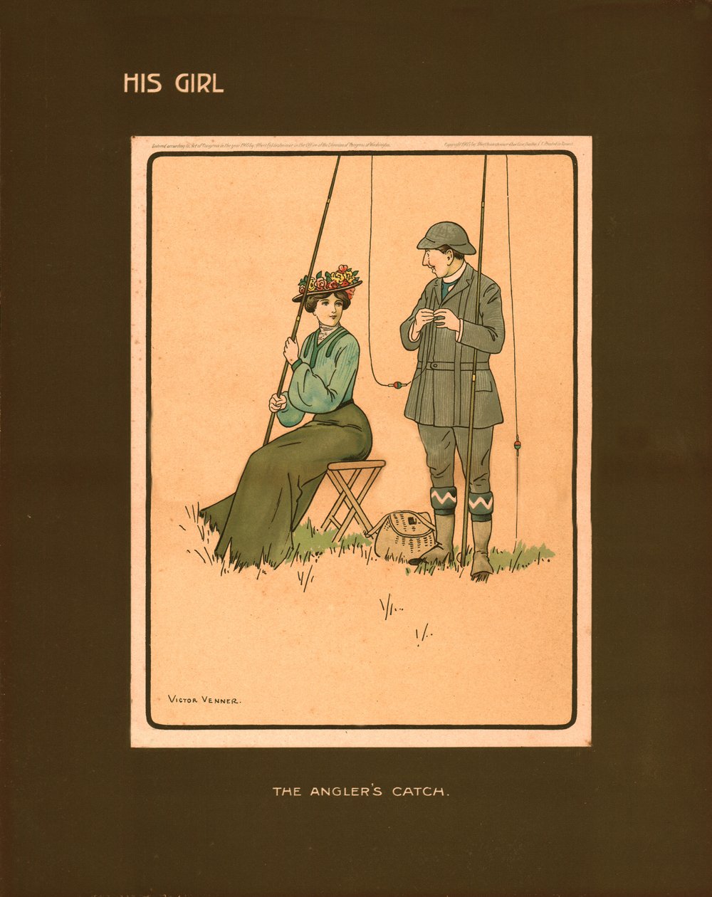Su chica, La captura del pescador de Victor Venner