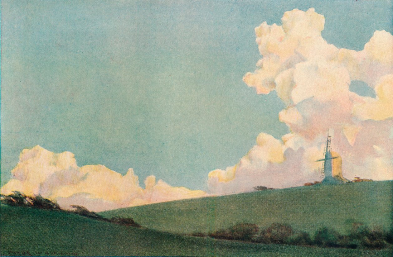 La nube cúmulo de Victor Wyatt Burnand