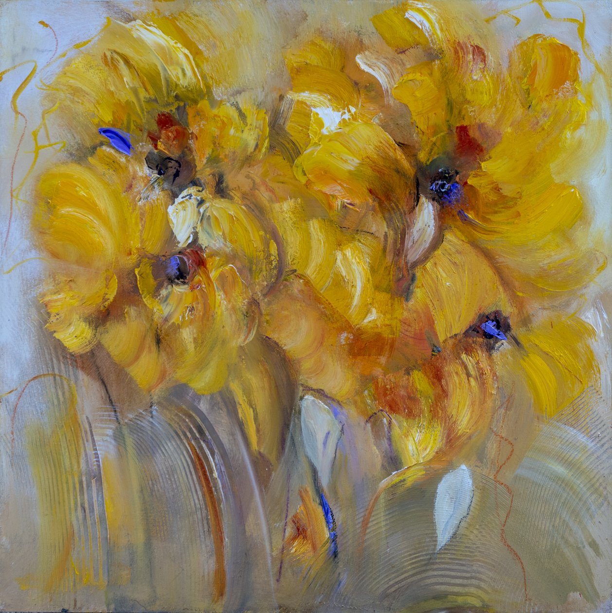 Flor de la mañana, 2022 (óleo sobre lienzo) de Victoria Montesinos