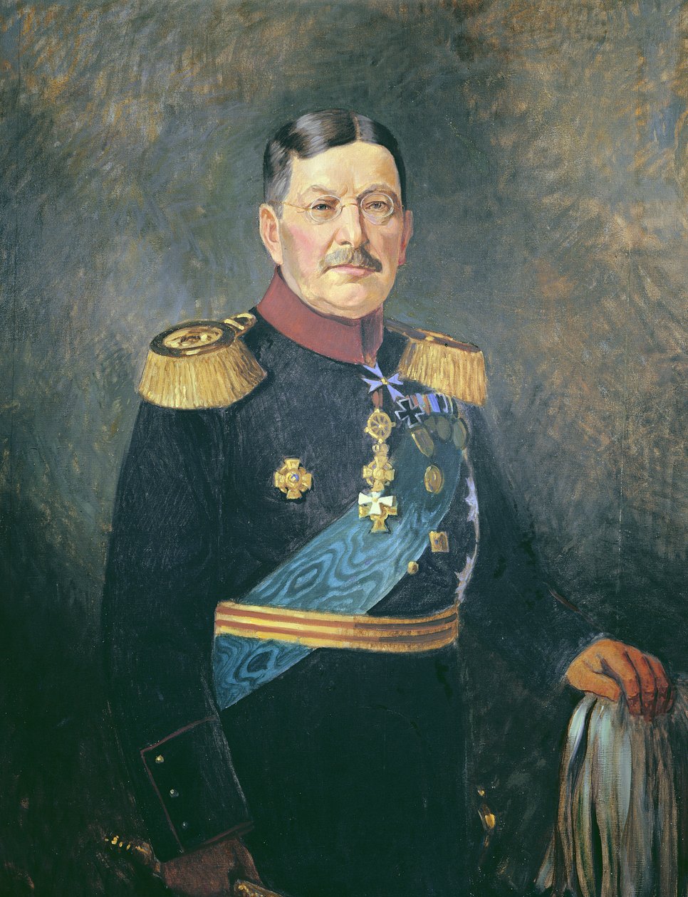 General Colmar Freiherr von der Goltz, c.1916 (óleo sobre lienzo) de Vienna Nedomansky Studio