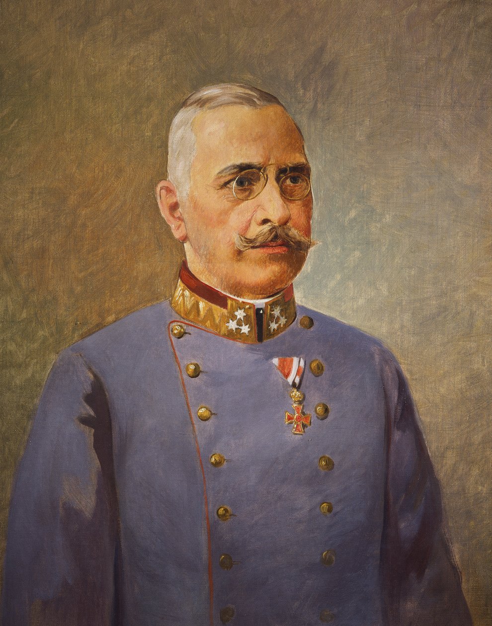 General Viktor Dankl von Krasnik, c.1916 (óleo sobre lienzo) de Vienna Nedomansky Studio
