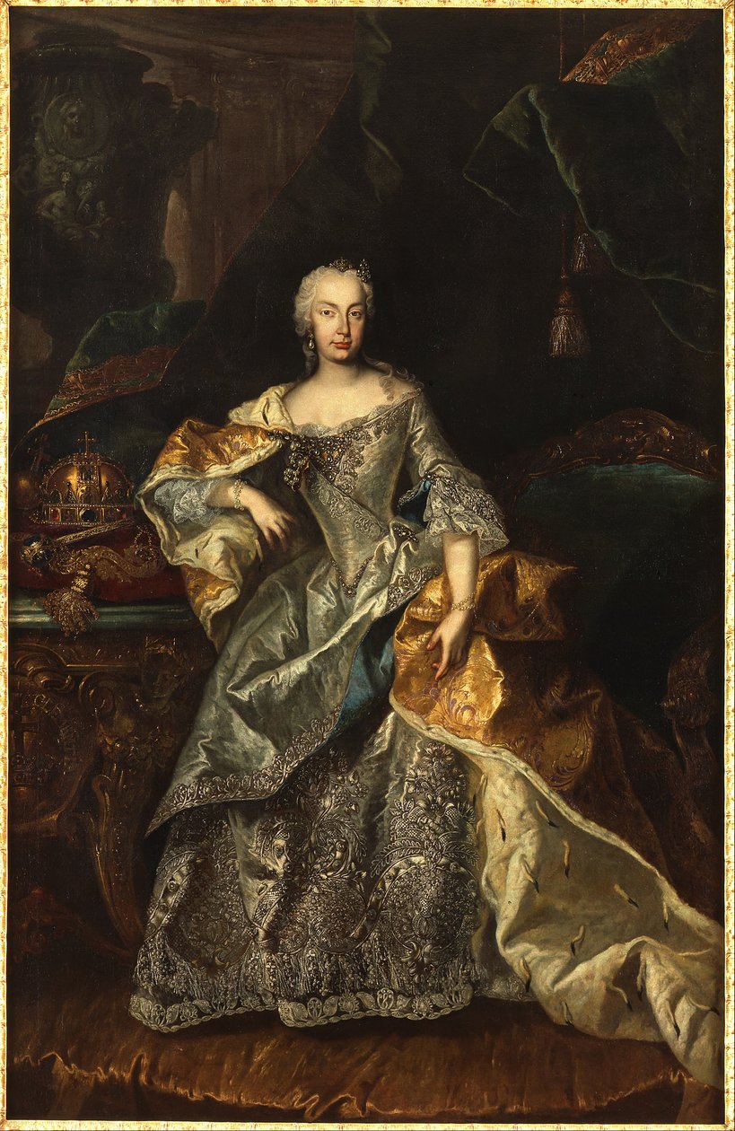 María Teresa como Reina de Hungría de Viennese painter