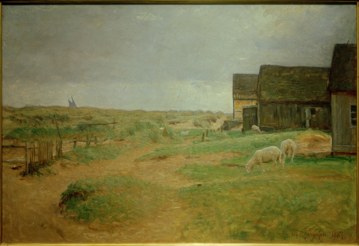 Casas antiguas en Skagen de Viggo Johansen