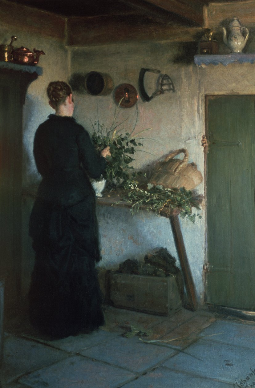 Dama en la Cocina de Viggo Johansen