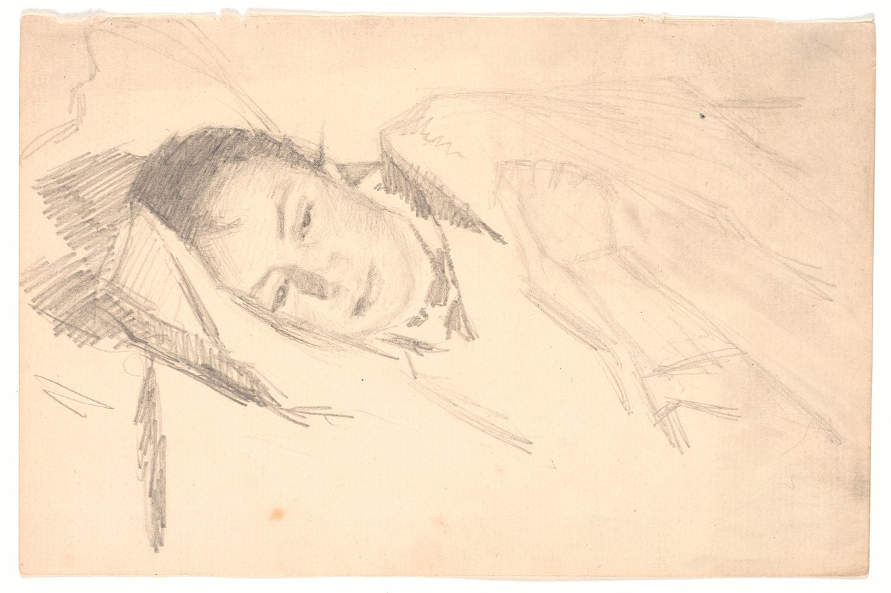 La esposa del artista descansando de Viggo Johansen