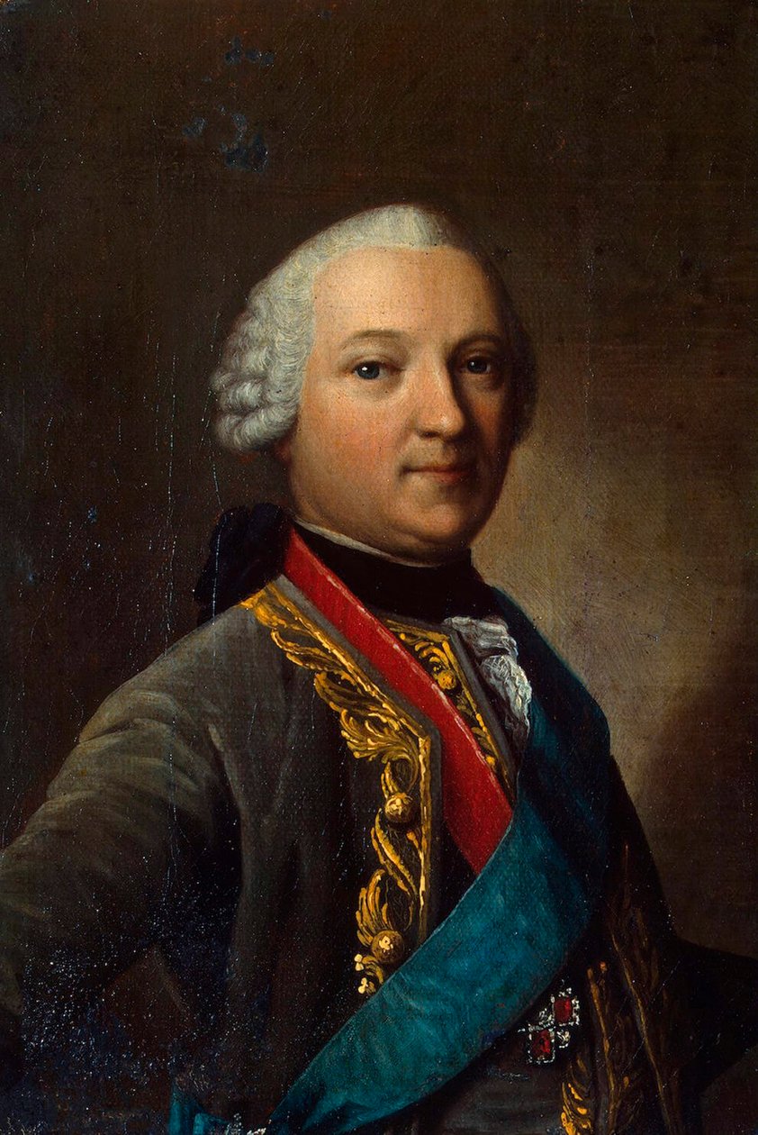 Retrato de Caspar von Saldern, mediados del siglo XVIII de Vigilius Erichsen
