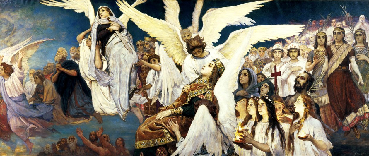 Antes del Paraíso, parte derecha de Viktor Mikhaylovich Vasnetsov