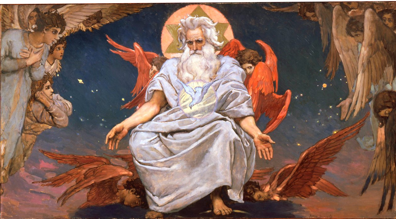 Dios el Padre, 1885-1896 de Viktor Mikhaylovich Vasnetsov