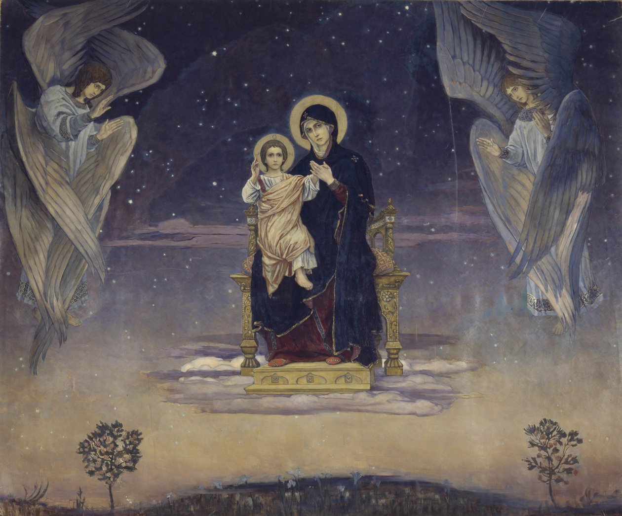 La Virgen, 1901 de Viktor Mikhaylovich Vasnetsov