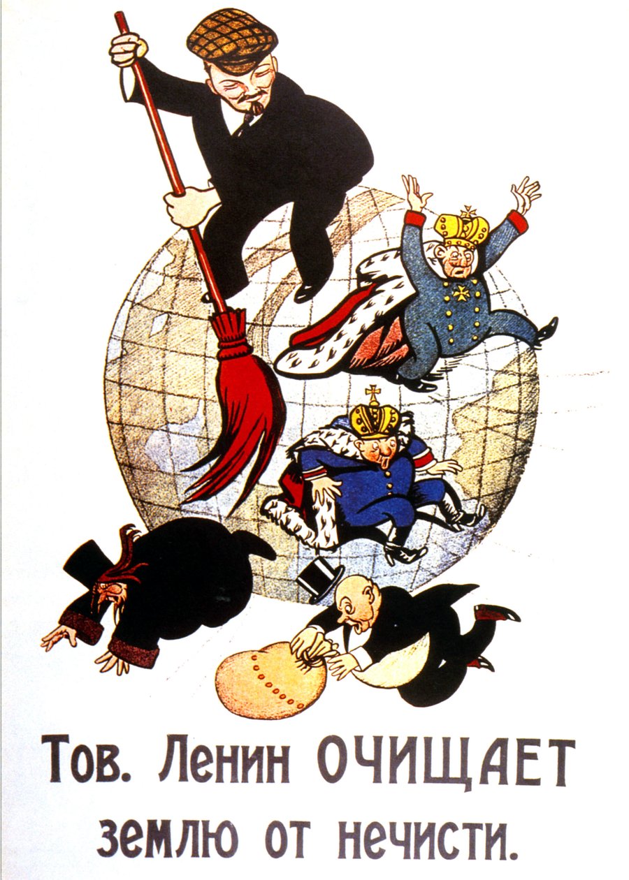 Lenin arrasa en el mundo de Viktor Nikolaevich Deni
