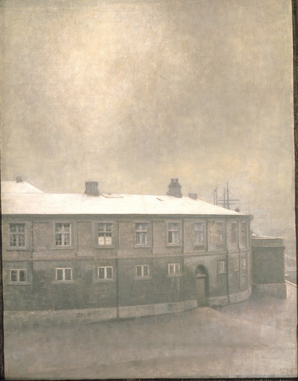 Un ala del Palacio de Christiansborg de Vilhelm Hammershøi