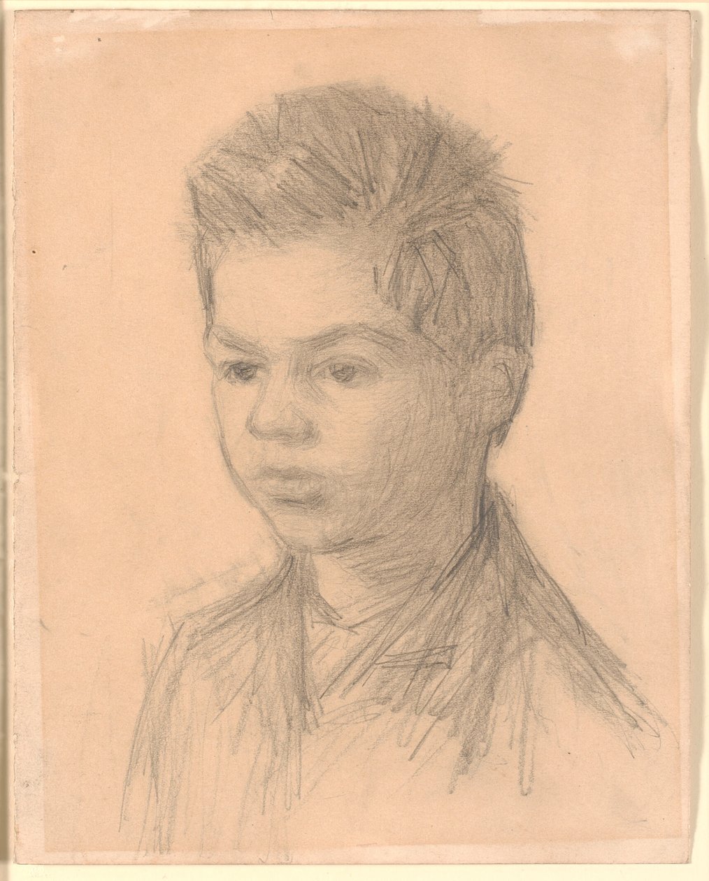 Retrato de Svend Hammershøi, hermano del artista de Vilhelm Hammershøi