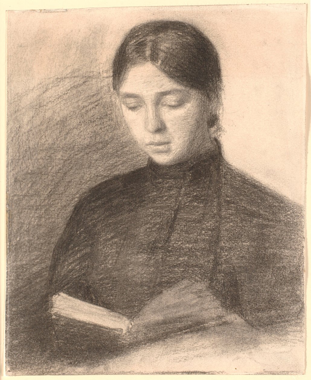La Hermana del Artista Anna Leyendo de Vilhelm Hammershøi