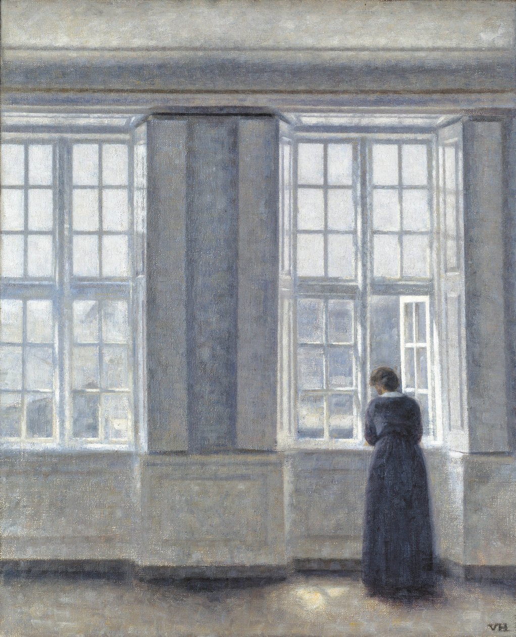 Las ventanas altas de Vilhelm Hammershøi