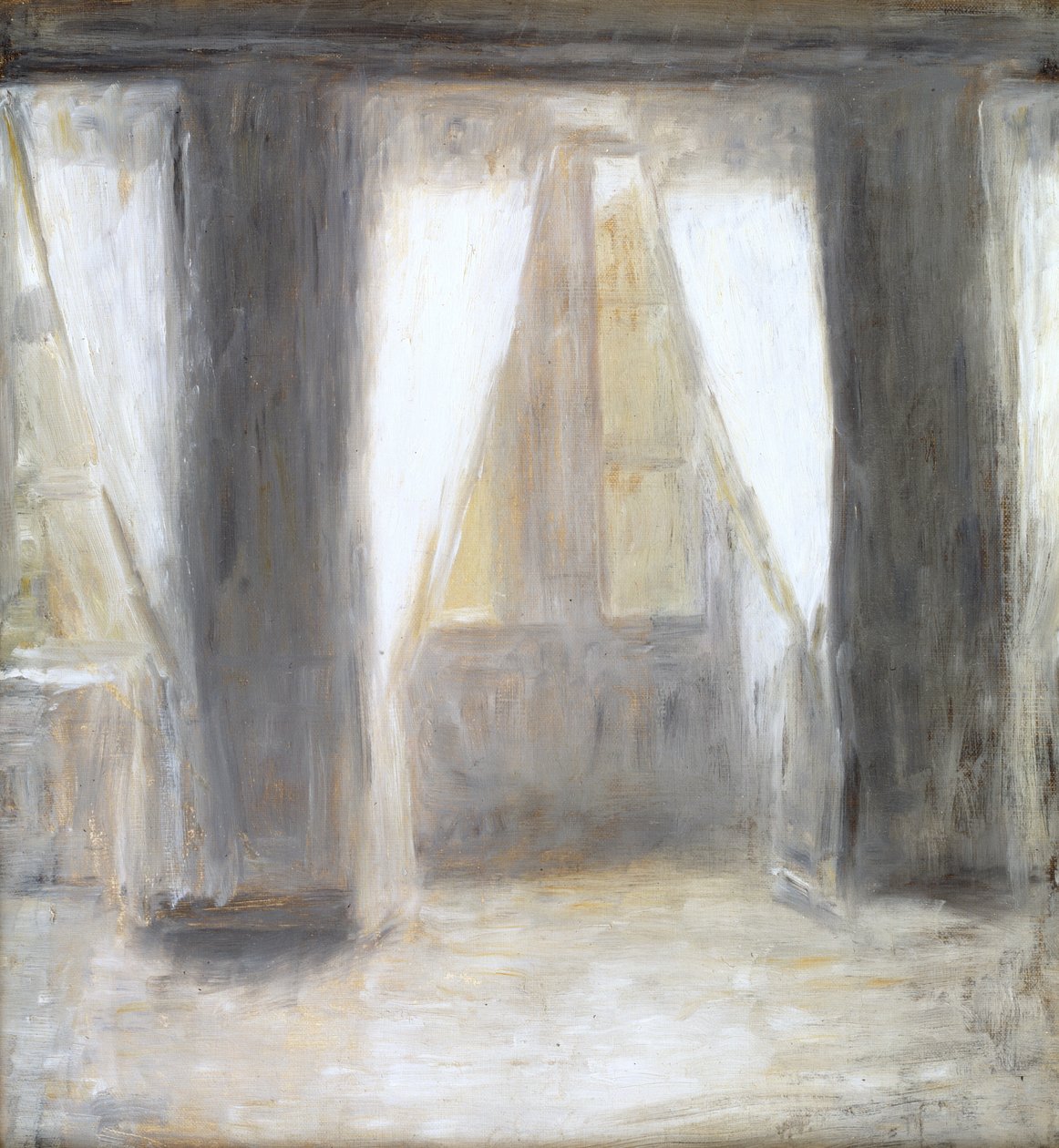 Sala de estar en Frederiksberg Allé de Vilhelm Hammershøi