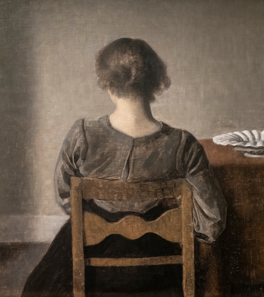 Hvile también llamado Reposo de Vilhelm Hammershoi