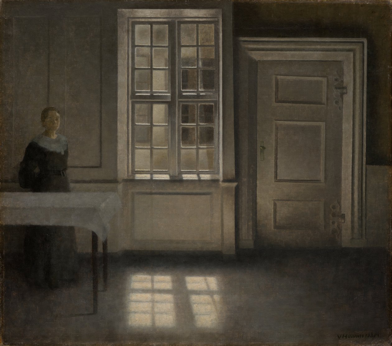 Calle Strandgade, Sunshine de Vilhelm Hammershøi