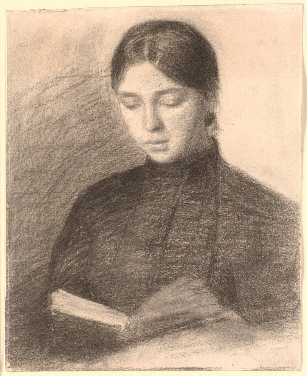 La Hermana del Artista Anna Leyendo de Vilhelm Hammershøi