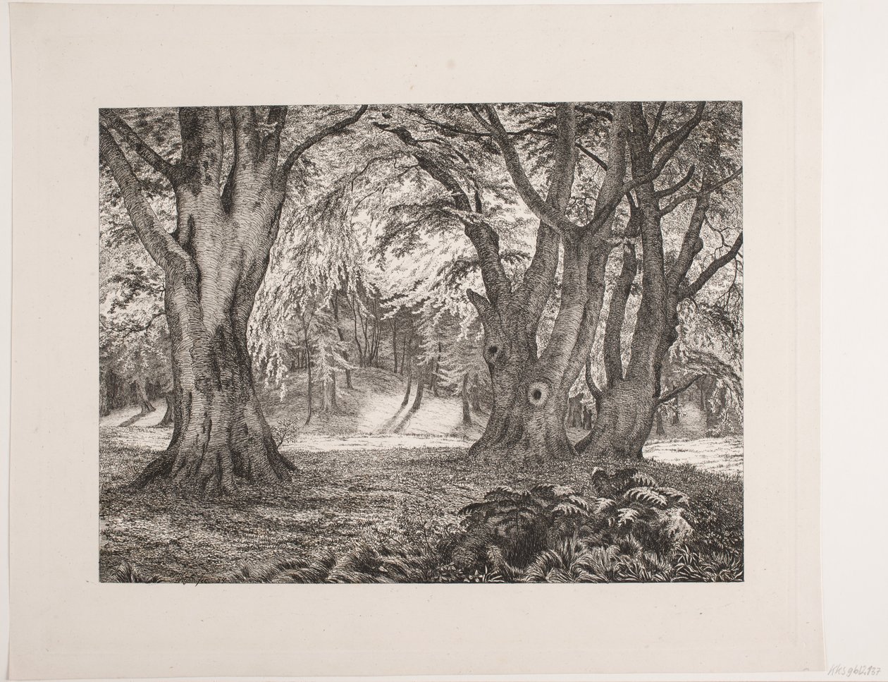 El interior de un bosque de Vilhelm Kyhn