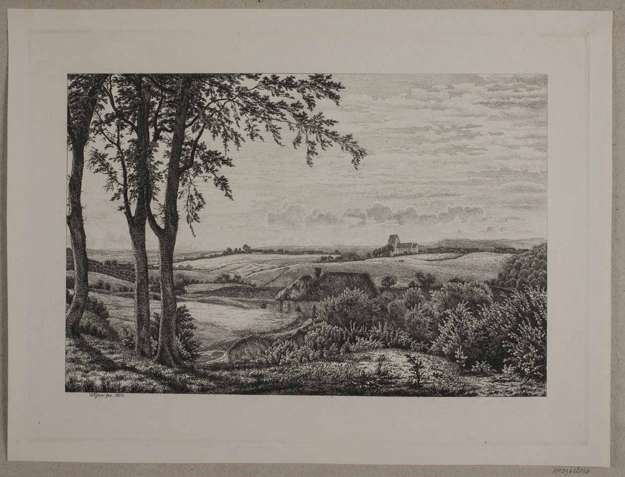 Paisaje de tarde, Selandia de Vilhelm Kyhn