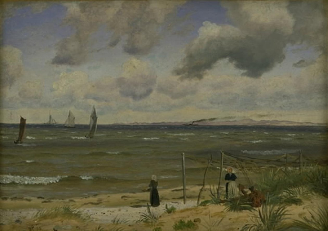 Playa de Hornbæk en el Norte de Selandia de Vilhelm Kyhn